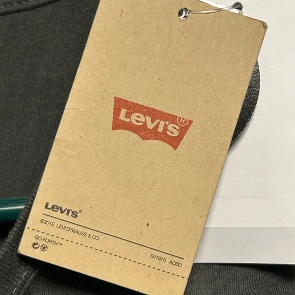 Levi's Charcoal Logo Tee - Picture 3 of 4